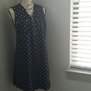 New York and Company polka dot shirt dress
